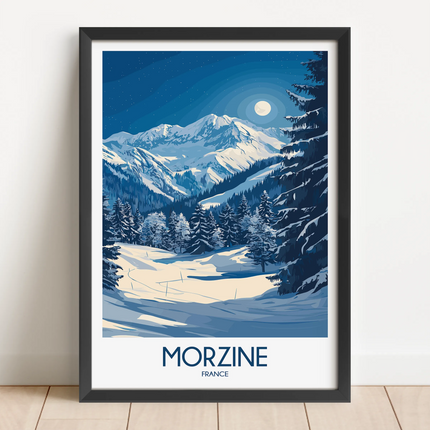 Morzine Vintage Style Print
