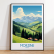 Morzine Vintage Style Print