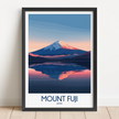 Mount Fuji Modern Travel Poster