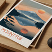 Mount Fuji Scenic Landscape Art