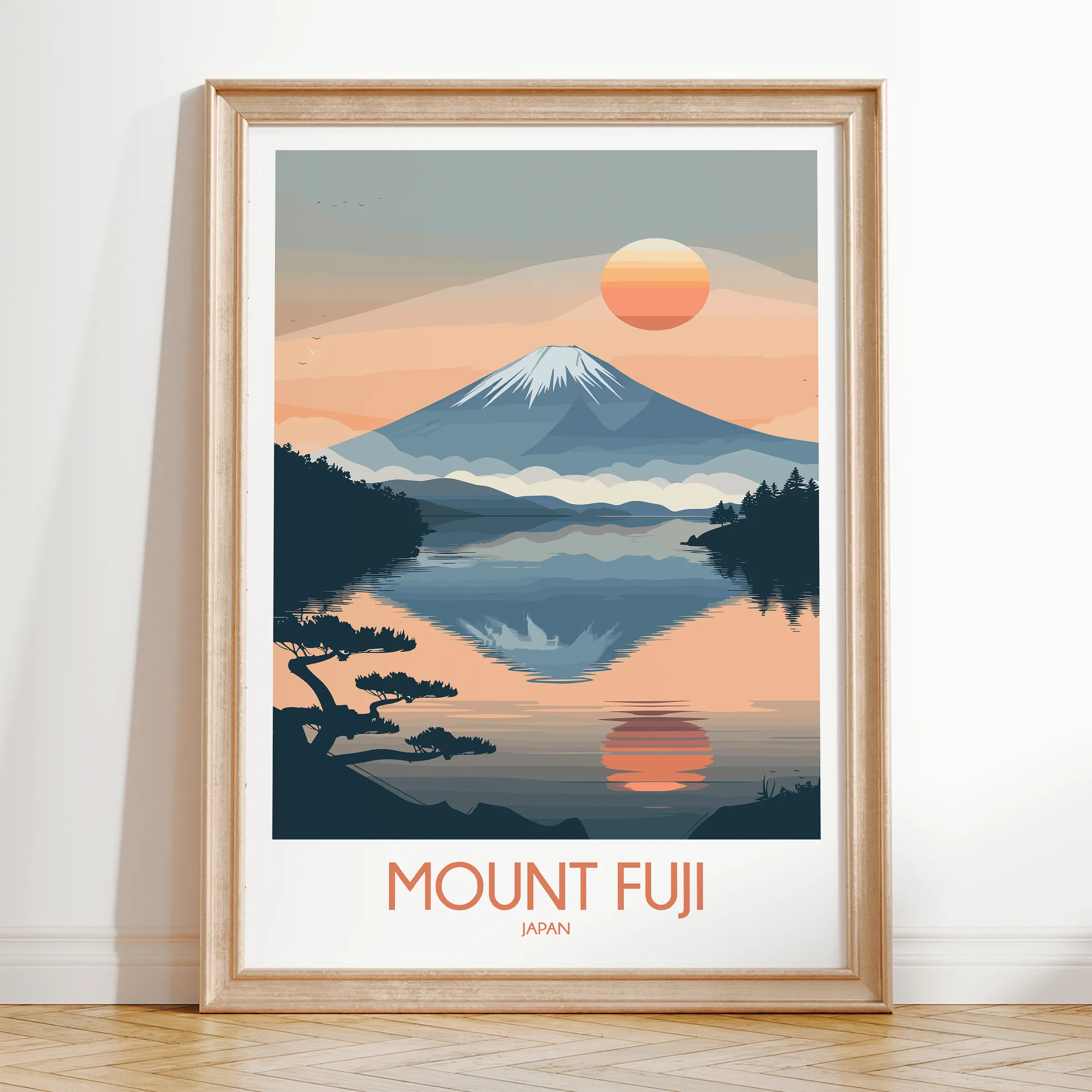 Mount Fuji Souvenir Poster Print