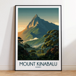 Mount Kinabalu Destination Art Gift