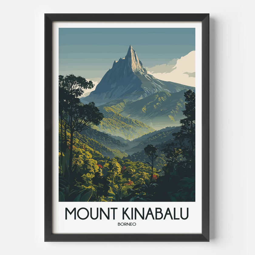 Mount Kinabalu Gallery Quality Print