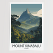 Mount Kinabalu Scenic Landscape Art