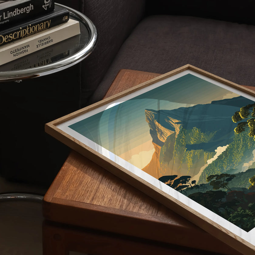 Mount Kinabalu Souvenir Poster Print