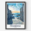Mousehole Scenic Landscape Art