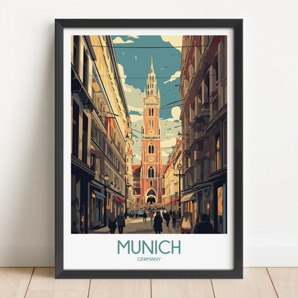 Munich Destination Art Gift