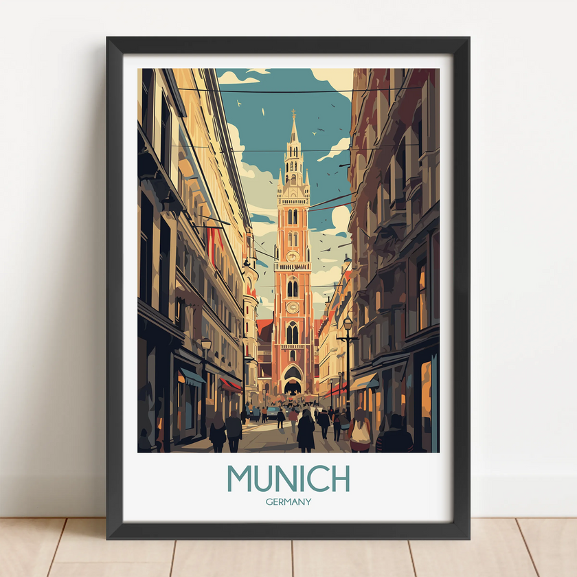 Munich Destination Art Gift