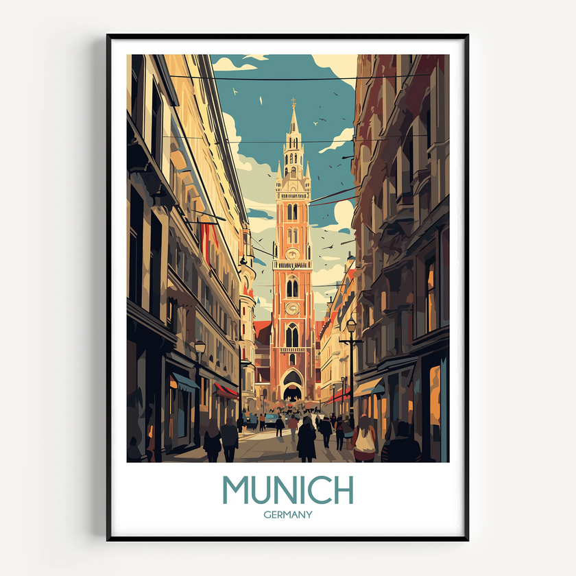 Munich Scenic Landscape Art