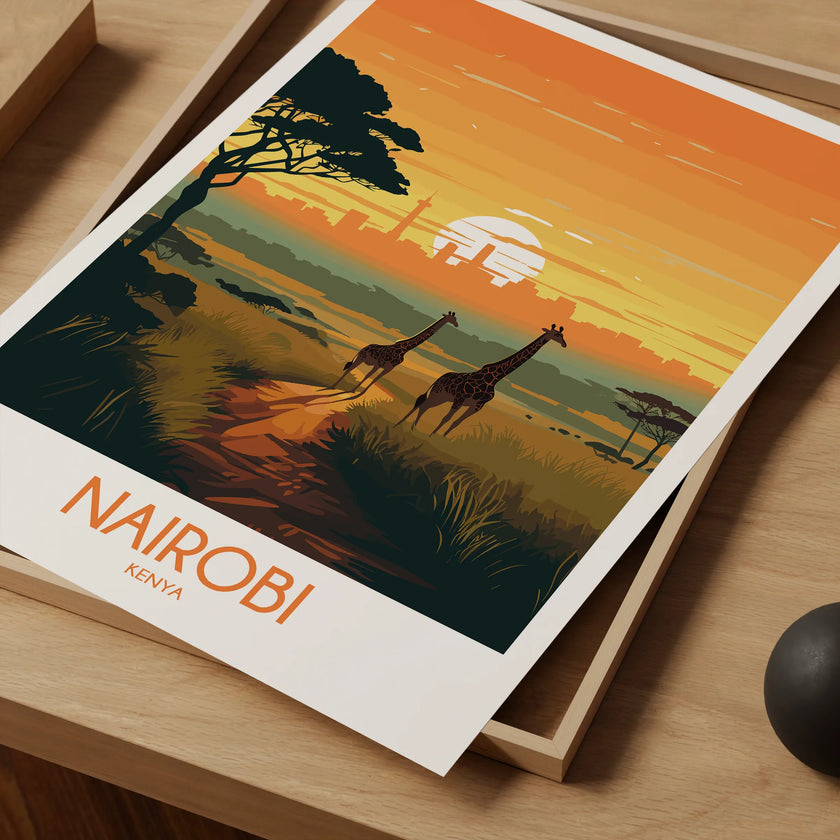Nairobi Destination Art Gift