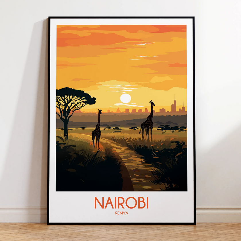 Nairobi Destination Art Gift
