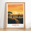 Nairobi Minimalist Wall Art