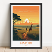 Nairobi Minimalist Wall Art