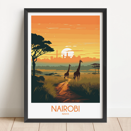 Nairobi Minimalist Wall Art