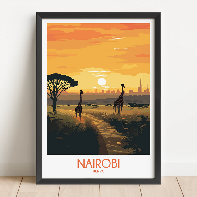 Nairobi Scenic Landscape Art