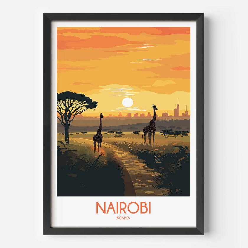 Nairobi Souvenir Poster Print