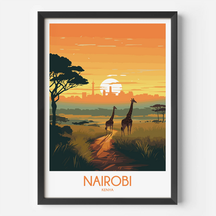 Nairobi Souvenir Poster Print