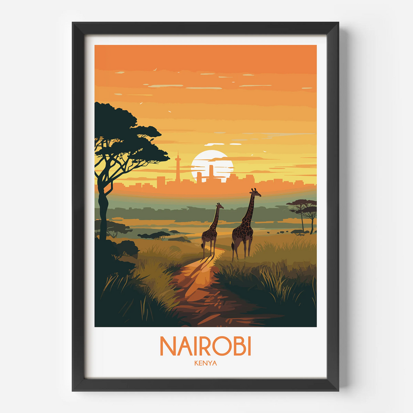 Nairobi Souvenir Poster Print