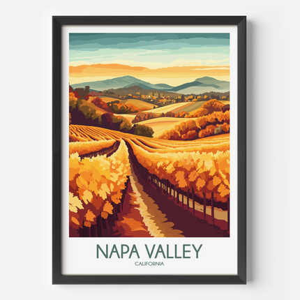 Napa Valley Destination Art Gift