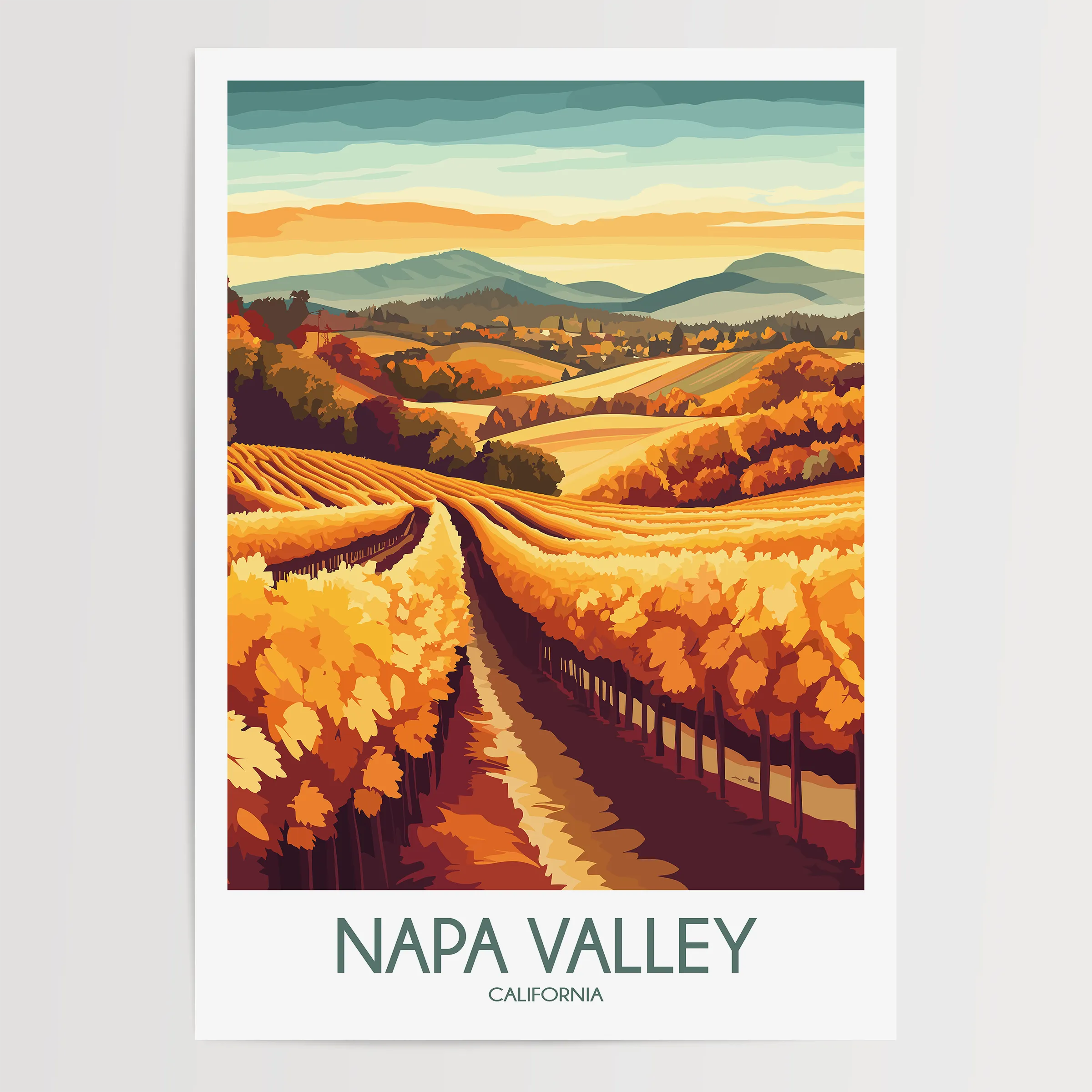 Napa Valley Home Office Decor