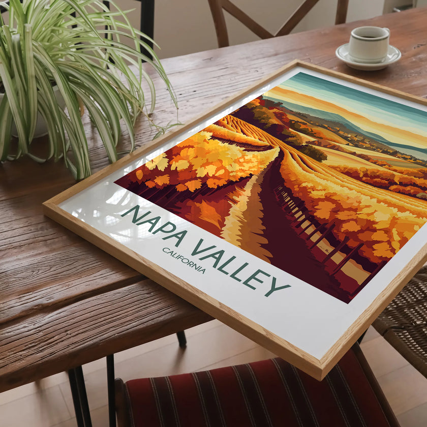 Napa Valley Minimalist Wall Art