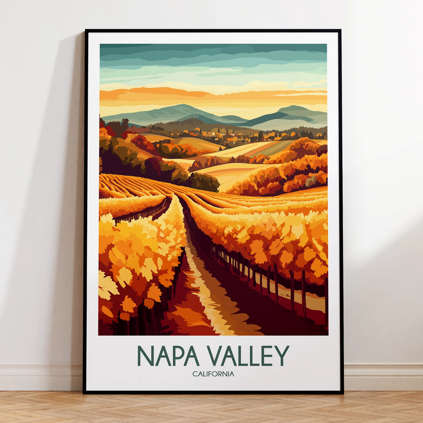 Napa Valley Scenic Landscape Art