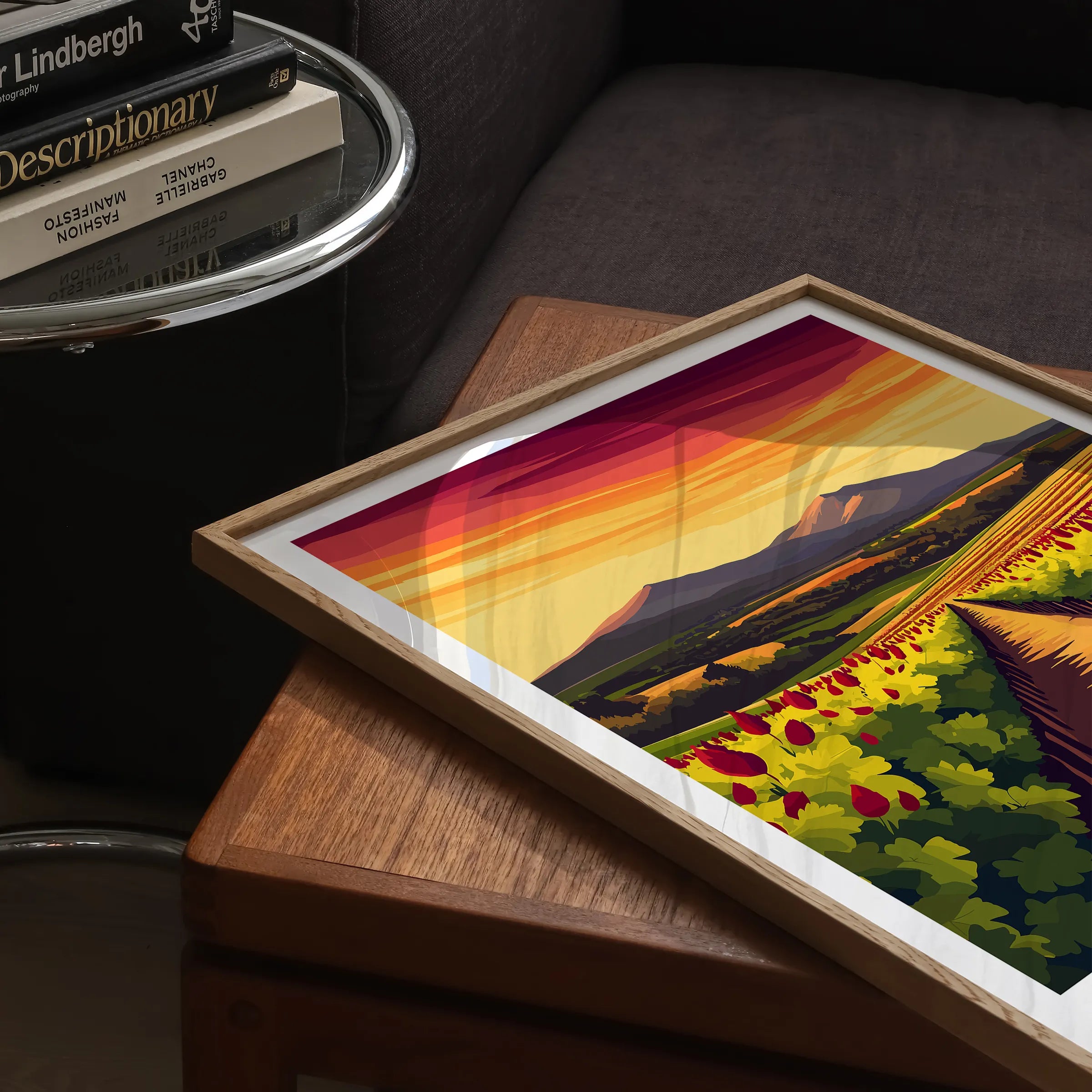 Napa Valley Vineyard Scenic Landscape Art