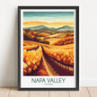 Napa Valley Vintage Style Print