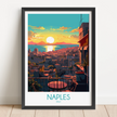 Naples Souvenir Poster Print