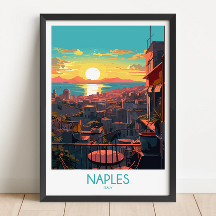 Naples Souvenir Poster Print