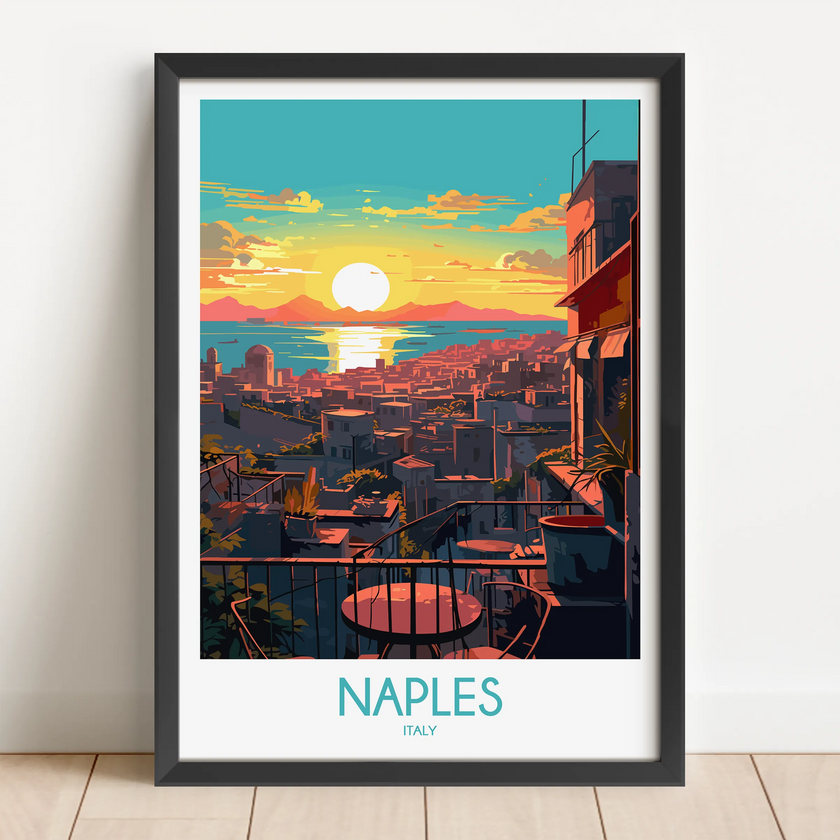 Naples Souvenir Poster Print
