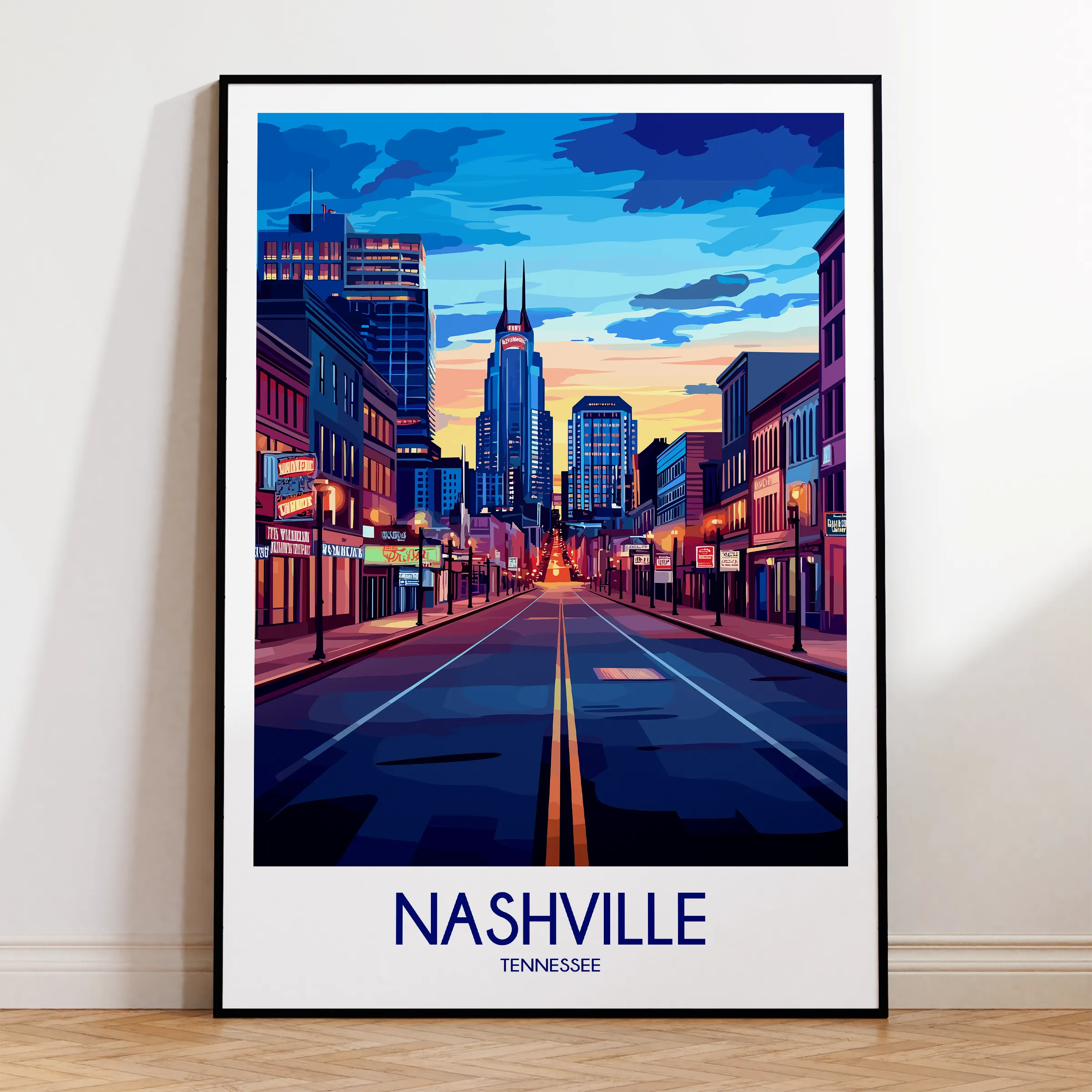 Nashville Destination Art Gift