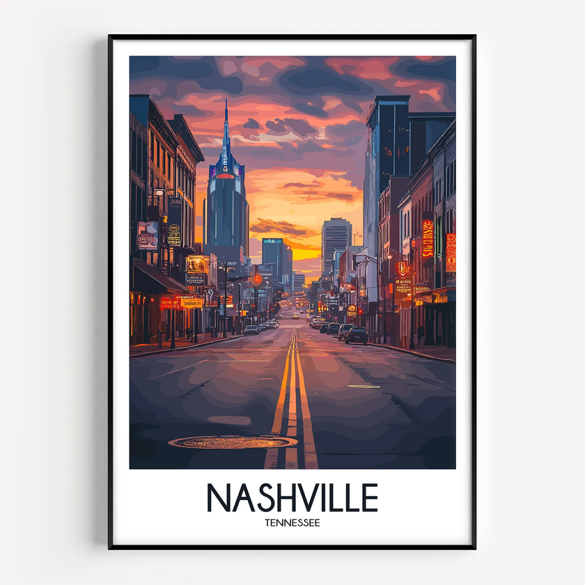 Nashville Minimalist Wall Art