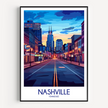Nashville Minimalist Wall Art