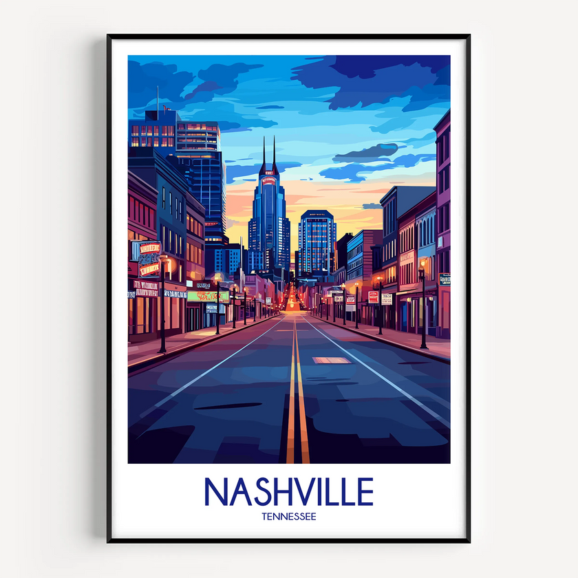 Nashville Minimalist Wall Art