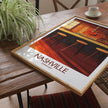 Nashville Modern Travel Poster