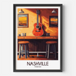 Nashville Retro Travel Illustration