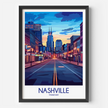Nashville Souvenir Poster Print