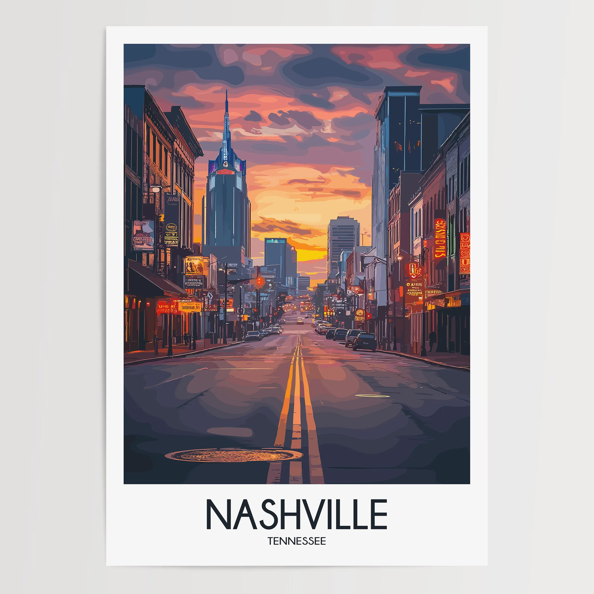 Nashville Travel Memory Gift