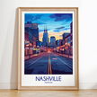 Nashville Vintage Style Print