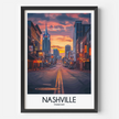Nashville Vintage Style Print