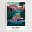 Nevada Vintage Style Print