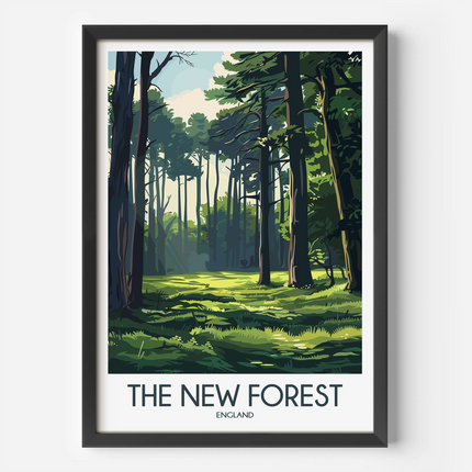 New Forest Minimalist Wall Art