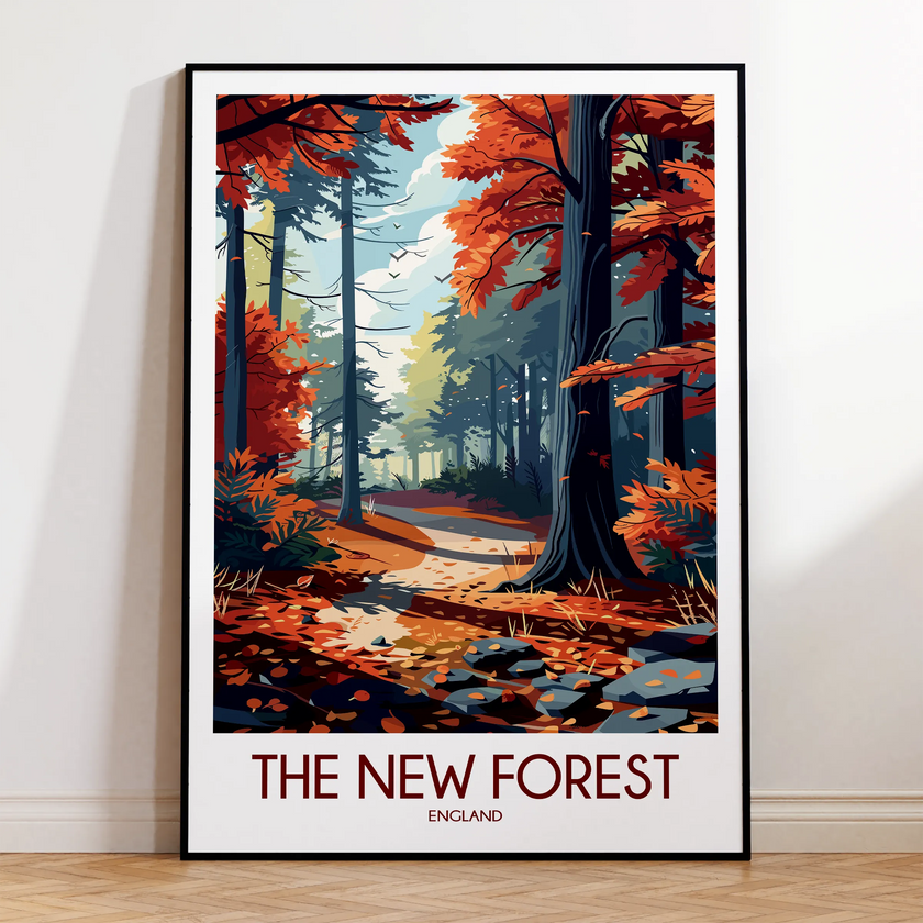 New Forest Minimalist Wall Art