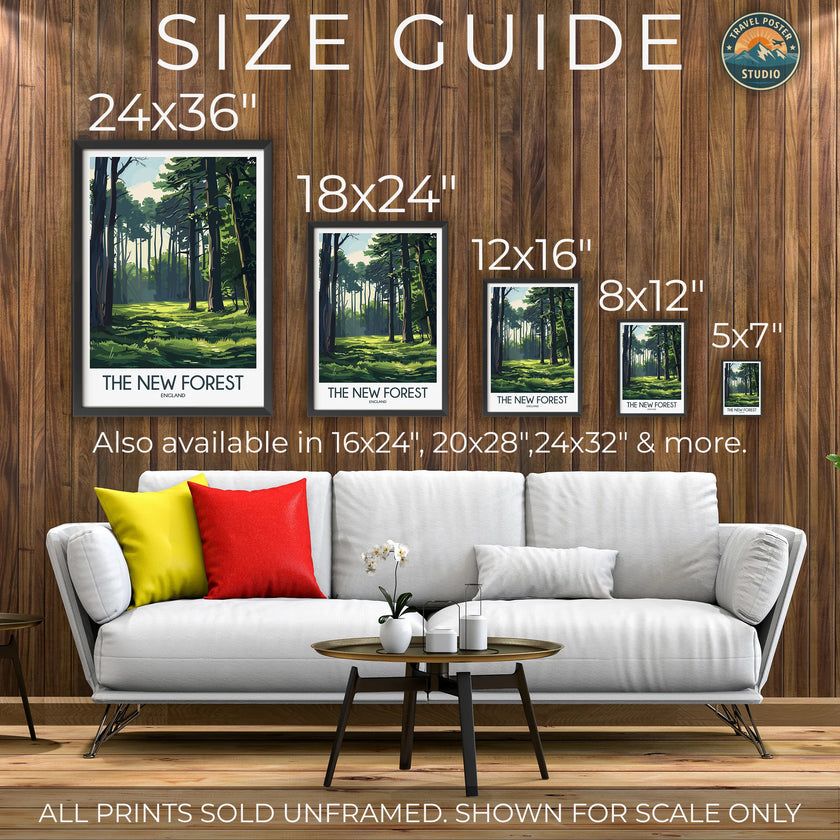New Forest Scenic Landscape Art