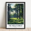 New Forest Souvenir Poster Print