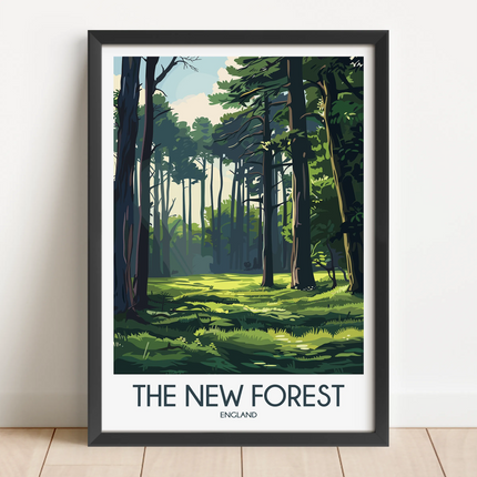 New Forest Souvenir Poster Print