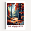 New Forest Souvenir Poster Print