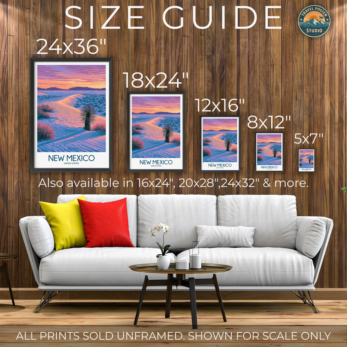 New Mexico Modern Travel Poster