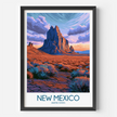 New Mexico Modern Travel Poster